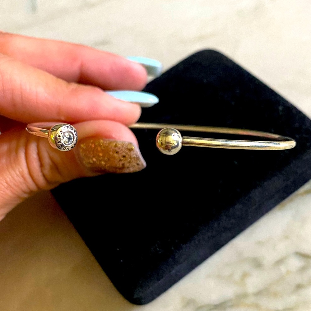 Authentic Pandora Open Bangle-Essence Collection